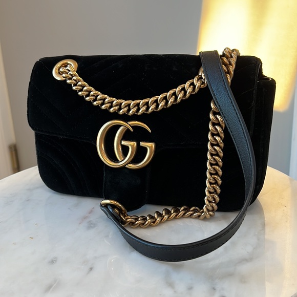 Velvet Gucci Mormont bag - Picture 4 of 9